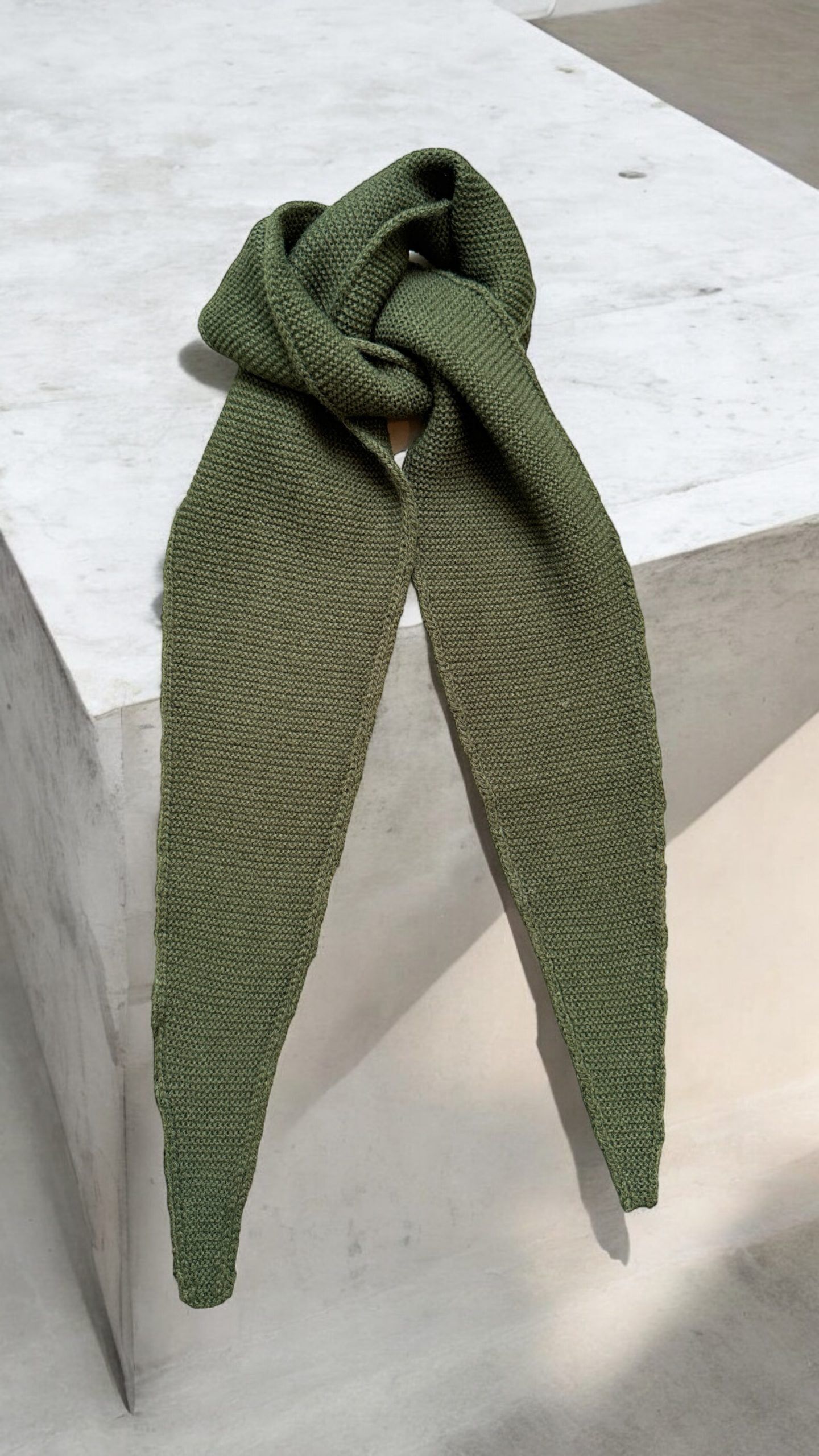 Kjær strikket sjerf - Green